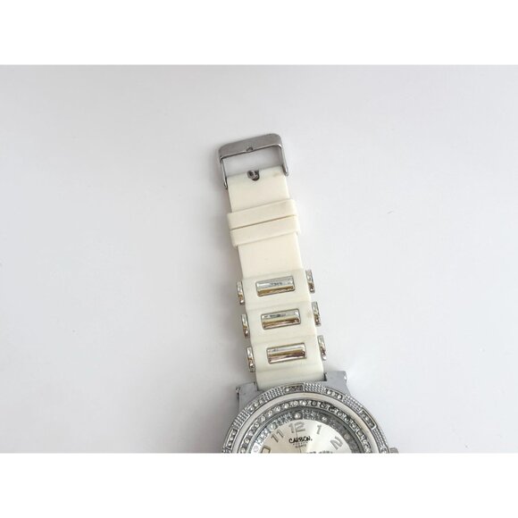 Carbon Elements Silicone Chronograph Vintage Unisex Wristwatch - 56mm - WORKS! - Picture 2 of 11